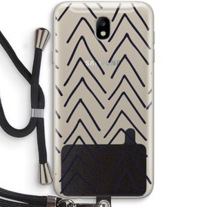 Marrakech Arrows: Samsung Galaxy J7 (2017) Transparant Hoesje met koord