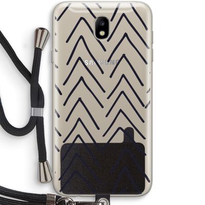 Marrakech Arrows: Samsung Galaxy J7 (2017) Transparant Hoesje met koord