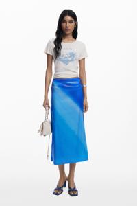 Tie-Dye midi-rok - BLUE - XL