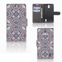 Huawei Y625 Bookcase Flower Tiles - thumbnail