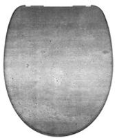 Duroplast WC-bril INDUSTRIAL GREY met soft-close - thumbnail