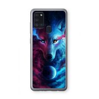 Where Light And Dark Meet: Samsung Galaxy A21s Transparant Hoesje
