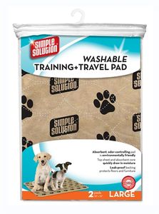 SIMPLE SOLUTION WASBARE PUPPY TRAINING PADS 2 ST 76X81 CM