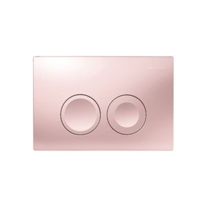 Bedieningsplaat Delta 25 by Geberit Frontbediening Mat Roze