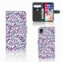 Apple iPhone Xr Telefoon Hoesje Feathers Color - thumbnail