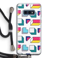8-bit N°7: Samsung Galaxy S10e Transparant Hoesje met koord