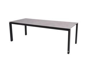 Goa Tafelframe Antracite met HPL Light Grey tafelblad 220 x 95 cm - 4so