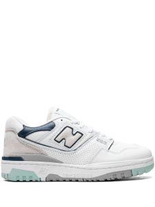 New Balance baskets 550 en cuir à lacets - Blanc