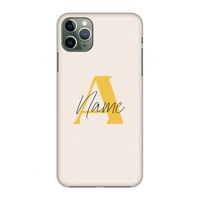 Amber Script: Volledig geprint iPhone 11 Pro Max Hoesje