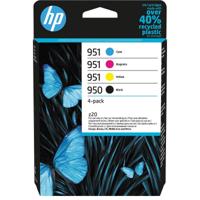HP inktcartridge 950 en 951, 700 - 1.000 pagina's, OEM 6ZC65AE, 4 kleuren
