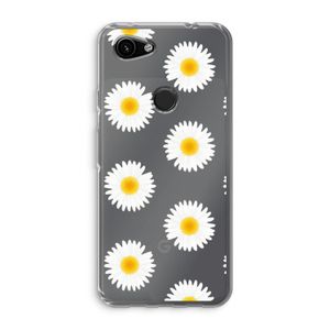 Margrietjes: Google Pixel 3a Transparant Hoesje