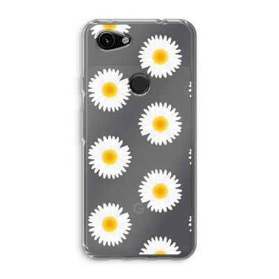 Margrietjes: Google Pixel 3a Transparant Hoesje