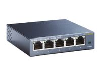 TP-Link TL-SG105 Unmanaged Gigabit Ethernet (10/100/1000) Zwart - thumbnail
