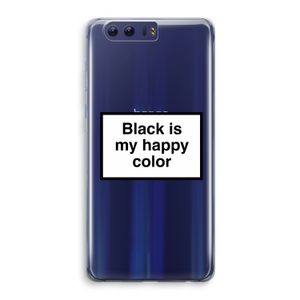 Black is my happy color: Honor 9 Transparant Hoesje
