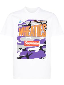 Supreme t-shirt Wheaties à logo - Blanc