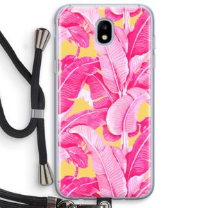 Pink Banana: Samsung Galaxy J5 (2017) Transparant Hoesje met koord