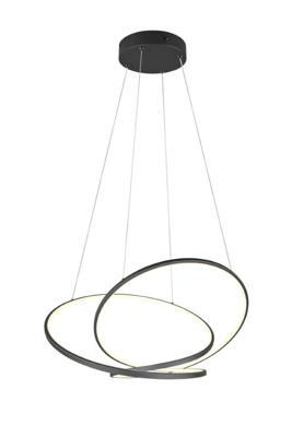Trio Vide hanglampDarvin zwart - 75cm - 349119132