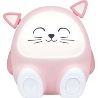 Altoparlante luminoso e luce notturna - BIGBEN - Cat - Bluetooth 5.0, 15 W, Luce notturna regolabile, Timer, Batteria USB-C
