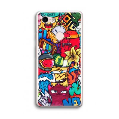 No Rules: Google Pixel 3 Transparant Hoesje