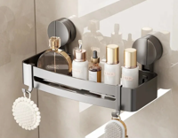 AquaGrip - Luxe Zuignap Badkamer Plank zonder Boren AquaGrip - Luxe Zuignap Badkamer Plank zonder Boren