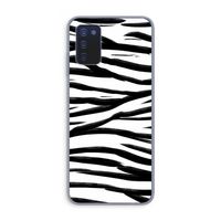 Zebra pattern: Samsung Galaxy A03s Transparant Hoesje