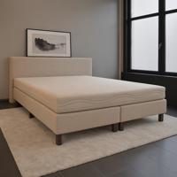 2dekans Boxspring Student 140 x 200 Beige - Incl. Pocketvering Koudschuim Matras 23 cm 2dekans Boxspring Student 140 x 200 Beige - Incl. Pocketvering Koudschuim Matras 23 cm