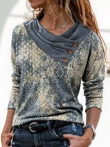 Off Shoulder V Neck Loosen Casual Top