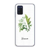 Green Brush: Samsung Galaxy A03s Transparant Hoesje