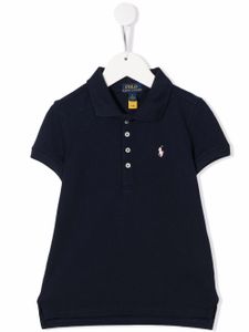 POLO RALPH LAUREN KIDS polo à logo brodé - Bleu