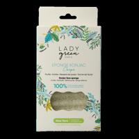 Lady Green Konjac gelaatspons aloe vera 1 Stuks