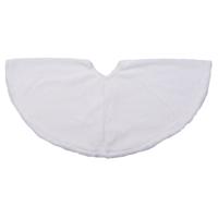 Anna's Collection Kerstboomrok/kerstboom kleed - Wit - 90 cm ? Polyester - Kerstversiering