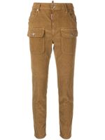 DSQUARED2 pantalon slim en velours côtelé - Marron - thumbnail