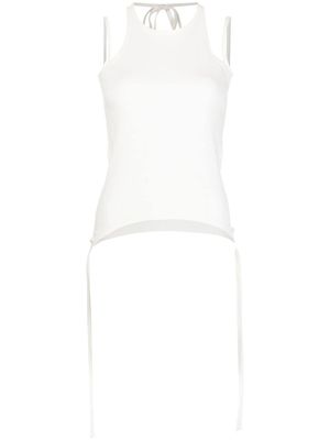 Dion Lee débardeur à encolure ronde - Blanc
