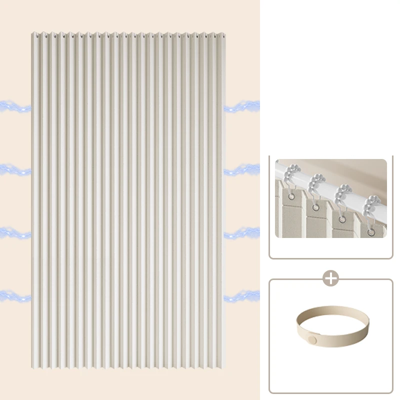 AquaFold Luxe - Opvouwbaar Douchegordijn met Accordeon Design AquaFold Luxe - Opvouwbaar Douchegordijn met Accordeon Design