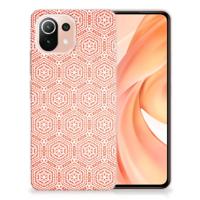 Xiaomi Mi 11 Lite | 11 Lite 5G NE | TPU bumper | Pattern Orange