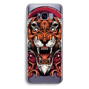 Tiger and Rattlesnakes: Samsung Galaxy S8 Plus Transparant Hoesje