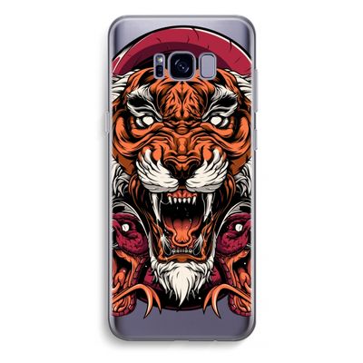 Tiger and Rattlesnakes: Samsung Galaxy S8 Plus Transparant Hoesje