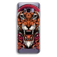 Tiger and Rattlesnakes: Samsung Galaxy S8 Plus Transparant Hoesje