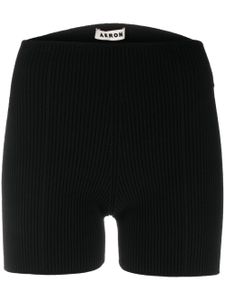 AERON short court en maille nervurée - Noir