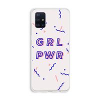 GRL PWR: Galaxy A51 4G Transparant Hoesje