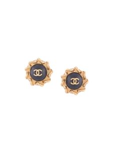 CHANEL Pre-Owned boucles d'oreille CC à logo