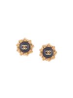 CHANEL Pre-Owned boucles d'oreille CC à logo