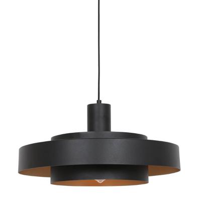 Steinhauer Zwarte hanglampFlinter Ø 50cm - 3329ZW