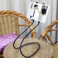 Lui beugel nek houder flexibele lange Arm Mount ondersteuning upgrade voor iPad iPhone Galaxy Huawei Xiaomi LG HTC en andere slimme telefoons /