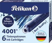 Pelikan inktpatronen 4001 blauw-zwart Pelikan inktpatronen 4001 blauw-zwart
