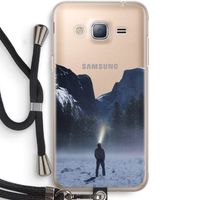Wanderlust: Samsung Galaxy J3 (2016) Transparant Hoesje met koord