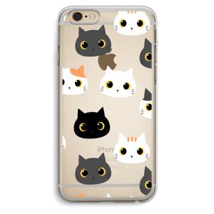 Katten: iPhone 6 Plus / 6S Plus Transparant Hoesje