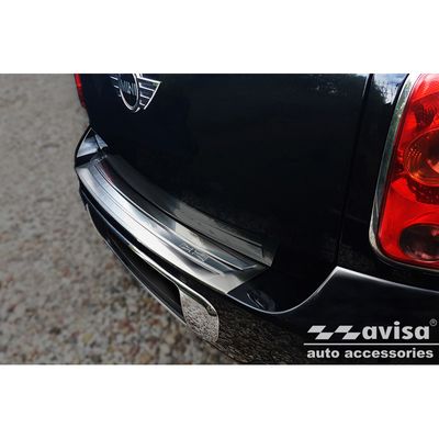 RVS Bumper beschermer passend voor Mini Countryman R60 2010-2014 'British Flag' AV235443