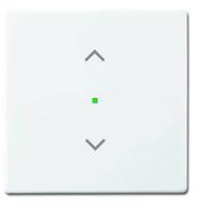 Busch-Jaeger 2CKA006220A0040 Jaloezie-schakelaar, Jaloezie-knop Afdekking 1-voudig Carat, free@home, Future lineair, Solo Wit, Verkeerswit 1 stuk(s)