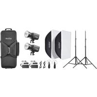Godox Litemons LA300Bi Bi-color LED Video Light 2 Light Kit (zwart)